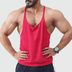 Débardeurs Homme Sans Manches Coupe Musclée Effet Délavé Séchage Rapide Respirant Écologique Vêtements de Sport de Haute Qualité 100% Coton - Product Image 6