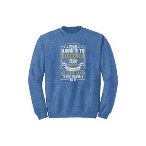 Sudadera de mezcla de algodón con estampado de temas de Buda, 12 opciones de color, estilo informal 260-280 GSM, colocación de diseño personalizable para invierno - Product Image 3