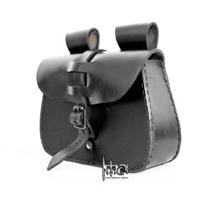 Bolsa de Cintura de Cuero Medieval, Riñonera Histórica para Vikingos, SCA, LARP, Renacimiento y Equipamiento de Reenactación - Product Image 1