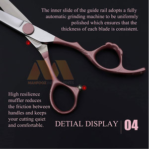 Tijeras de Corte de Pelo de Precisión, Herramienta de Estilismo Profesional de Acero Inoxidable, Tijeras de Corte de Pelo Profesionales para Salón - Product Image 5