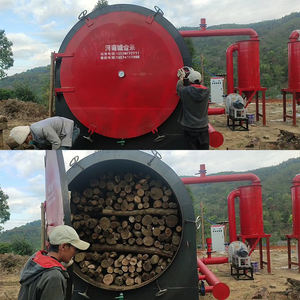 Arachidi anacardi semi di zucca sistema di circolazione della nocciola distillazione a secco carbone biomassa bricchette macchina forno <span class=keywords><strong>stufa</strong></span> prezzo - Product Image 5