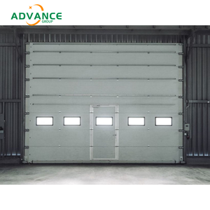 <span class=keywords><strong>Porte</strong></span> sectionnelle en acier galvanisé ignifuge avec petite <span class=keywords><strong>porte</strong></span> pour usine de fabrication stockage d'atelier <span class=keywords><strong>porte</strong></span> industrielle durable - Product Image 3