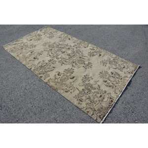 พรมขนกระต่ายเทียมแบบโบราณขนาด4.5x8.5ฟุตวัสดุขนกระต่ายสังเคราะห์สำหรับวัยรุ่นสีน้ำตาลเบจสีน้ำตาลสไตล์คลาสสิก - Product Image 2