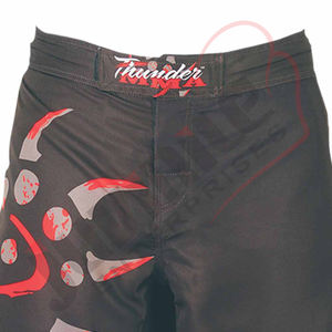 Pantalones Cortos Deportivos de Poliéster Sublimado MMA de la Mejor Calidad, Cintura Elástica, Sólidos, Ligeros, Transpirables, Nueva Llegada - Product Image 3