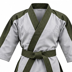 Tenue d'entraînement de karaté : Ensemble chemise et pantalon coupe décontractée, respirant, idéal pour la pratique des arts martiaux - Product Image 6