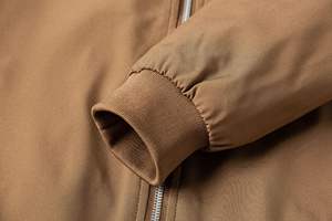 Veste d'extérieur élégante pour hommes, coupe-vent de protection avec fermeture à glissière complète, poignets réglables, polaire fonctionnelle, blocage des couleurs - Product Image 5