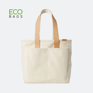 Sac fourre-tout à bandoulière en toile de coton biologique écologique imprimé personnalisé réutilisable pour faire du shopping, cadeau ou emballage - Product Image 4