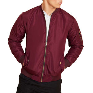 Chaqueta Bomber Personalizada de Alta Calidad OEM para Hombre, Tela de Lona de Calidad, Talla Grande, Chaqueta con Logotipo para Hombre - Product Image 1
