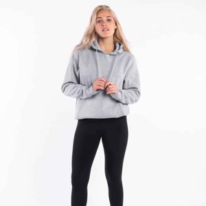 Sudadera con Capucha para Mujer, Otoño-Invierno 2023, con Forro Polar Grueso, Bordada, Holgada, Estilo Estudiantil - Product Image 1