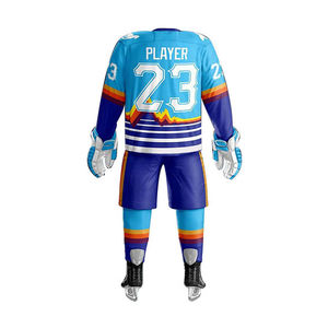 Uniforme de hockey sur glace personnalisé de haute qualité pour hommes Ensemble de vêtements de sport sublimés avec service OEM ODM - Product Image 3