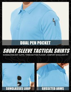 Prix d'usine OEM Polos décontractés pour hommes de haute qualité Séchage rapide Respirant Broderie en vrac pour Polo personnalisé - Product Image 6