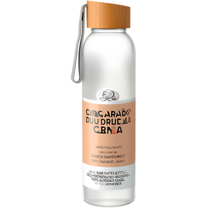 Bottiglia d'Acqua in Vetro da 500ml - Ecologica, Marca Marc, 100% Vetro Borosilicato - Product Image 3