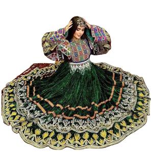 Vestidos Afganos Transpirables de Fabricación Personalizada, Conjunto de Vestido Tribal Afgano Tradicional para Ocasiones Culturales y Especiales - Product Image 5