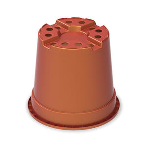 Macetas de vivero de plástico reciclado de 4 litros de diámetro CC de 21 cm de alta calidad redondas de varios colores para plantas hechas de PP - Product Image 2