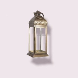 Unique Design Metal and Glass Candle Lantern Copper Finished <b>Hanging</b> Candle Lantern for Indoor and <b>Outdoor</b> Decor - Product Image 6
