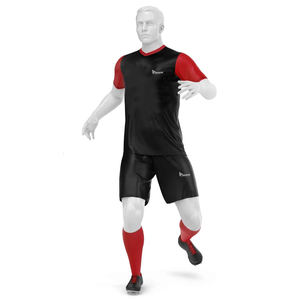 Conjunto de Camiseta de Fútbol Edición Jugador, Transpirable y de Secado Rápido, Ropa Deportiva de Fútbol con Pantalones Cortos, Camiseta de Fútbol Personalizada - Product Image 3