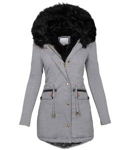 Abrigos de Invierno para Mujer, Chaqueta Acolchada Gruesa con Capucha de Piel, Forro Polar, Chaqueta de Invierno de Talla Grande, Abrigo con Capucha, Abrigo para la Nieve 2026 - Product Image 3
