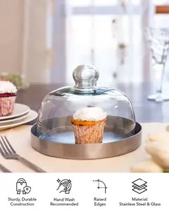 Présentoirs à desserts très demandés, ensemble de supports à gâteaux en fer, conçus pour soutenir les produits de boulangerie lors des événements de groupe et créer des points centraux stables - Product Image 3