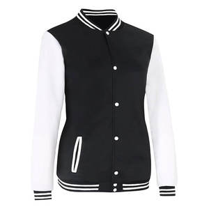 100% veste d'université en polyester durable décoration de bras en cuir fendu personnalisé avec veste de doublure confortable pour hommes - Product Image 2