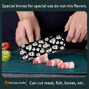 Juego de 2 Piezas de Cuchillos de Chef de Cerámica Personalizados, Hechos a Mano, Ambidiestros, Profesionales - Product Image 5