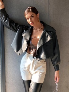 Chaqueta de cuero genuino de pana de alta calidad para mujer Últimos diseños de invierno disponibles a precios mayoristas - Product Image 5