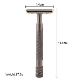 Maquinilla de afeitar de seguridad de alta calidad de Venta caliente con soporte Maquinilla de afeitar de seguridad Oem multifuncional libre de óxido - Product Image 3