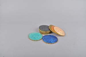 Sous-verres en pierre Vintage Button Shape Luxury Round Wooden Coaster à prix raisonnable utilisé dans la cuisine meilleure qualité - Product Image 2