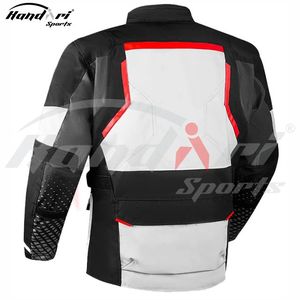 Veste de motard de course Cordura imperméable à l'eau pour homme Veste de moto en textile approuvée pour l'équitation imprimée coupe-vent - Product Image 5