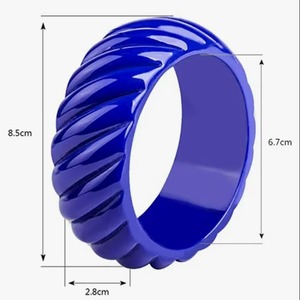 Pulseras y Brazaletes de Resina de Moda en Promoción, Diseño Personalizado Hecho a Mano, Regalo para Bodas y Fiestas - Product Image 1