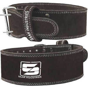 เข็มขัดหนังวัวแท้สำหรับผู้ชายและผู้หญิงอุปกรณ์ออกกำลังกาย100% กันลื่น - Product Image 3