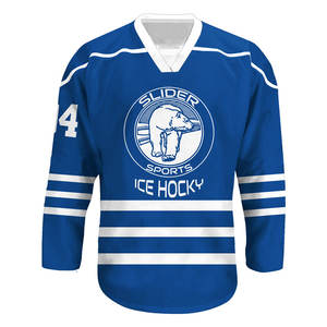 Venta al por mayor uniforme de hockey sobre hielo jersey de hockey personalizado de alta calidad jersey de hockey por sublimación - Product Image 1