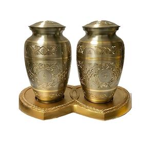 Urna de Cremación de Latón Metálico de Nuevo Diseño para Cenizas Humanas, Urna Metálica Hecha a Medida - Product Image 3