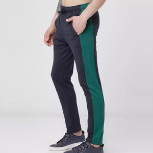 กางเกงสเวตเตอร์ของผู้ชายกางเกงวิ่งแบบเรียงซ้อนมีกระเป๋า - Product Image 3