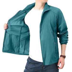 Veste en toile d'hiver en cuir à manches longues pour hommes au meilleur prix avec décoration à motifs de haute qualité - Product Image 4