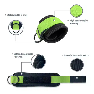 Correas de tobillo profesionales para gimnasio para máquinas de Cable correas ajustables fuertes para glúteos pierna núcleo entrenamiento de fuerza correas de tobillo - Product Image 3