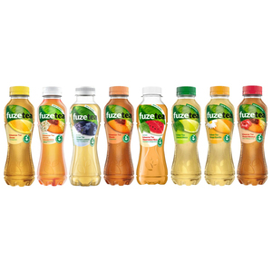 ชา fuze ชาพีชกับเมล็ดเจียบรรจุภัณฑ์ขวดน้ำอัดลม450มล. - Product Image 1