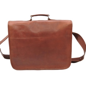 Genuine Brown <b>Leather</b> Men & Women Office Laptop Bag Premium Quality Personalized Customizable Handmade Bag - Product Image 2