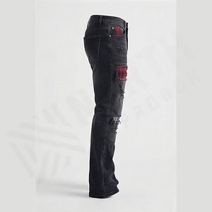 Pantalones Vaqueros de Mezclilla Regular de Alta Calidad para Hombre, Nuevo Diseño, Precio al por Mayor, Duraderos, Color Personalizado, Calidad Premium al por Mayor - Product Image 3