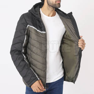 Chaqueta de Invierno Acolchada para Hombre con Diseño de Logotipo Personalizado, Manga Larga, Último Estilo, Chaqueta de Invierno Acolchada para Hombre Hecha a Medida - Product Image 3