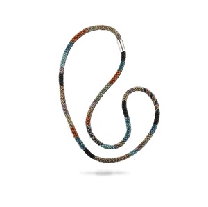 Collier corde perlée perles de rocaille conception pour dames bijoux de mode perles de rocaille collier corde prix de gros personnalisé - Product Image 2