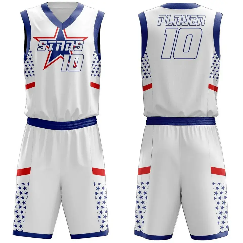 Custom Design Drucken Reversible Sportswear Basketball Wear Uniform Set Trikots Männer Training Sublimation Basketball Uniform