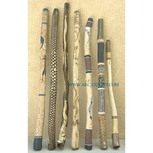 ไม้เท้าไม้สักทำด้วยมือหรูหราขายดีดีไซน์เนอร์ขนาดใหญ่ตกแต่งมีสไตล์ใหม่ - Product Image 3