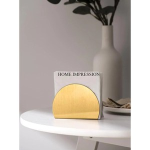 Exclusive Quality Gold Polished Metal Napkin Holder New Style Home <b>Decorative</b> Table Top Tissue <b>Paper</b> Holder For <b>Party</b> Ware Usage - Product Image 4
