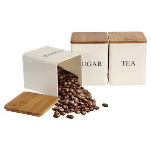 ถังเก็บอาหารดีไซน์แบบทุบทำจากสแตนเลสเครื่องครัวชาน้ำตาลกาแฟเครื่องครัวดีไซน์ล่าสุด - Product Image 6