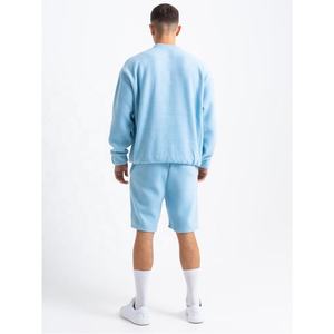 Summer New Arrivals Breathable <b>Knitted</b> Short Sleeve Pullover T-Shirt Men's <b>Set</b> Flare Pants Solid Color Casual 2-Piece <b>Set</b> - Product Image 2