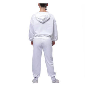 Custom Heavyweight 600GSM Algodón Fleece Baggy Sudadera con capucha y pantalones de chándal Conjunto Hombres Chándal en blanco de gran tamaño Chándales Hombres - Product Image 5
