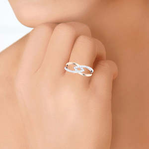 Anillos de Plata de Ley 925 de Primera Calidad para Mujer, Chapados en Rodio con Incrustaciones de Circonio, para Uso Diario, Anillo para Hombre - Product Image 2