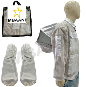 Chaqueta de Apicultura de Tres Capas en Color Personalizado con Velo Redondo - Product Image 4