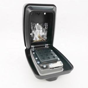 Grande boîte de rangement murale pour serrure à clé extérieure avec serrure à combinaison à 12 chiffres pour garage de bureau à domicile - Product Image 5