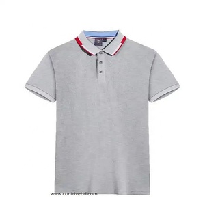 Vente en gros 100% coton Polo de golf décontracté pour hommes T-shirts à manches courtes personnalisés grande taille Logo Design vierge Option Polo - Product Image 5